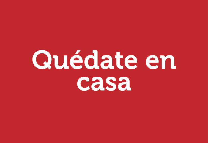 Quédate en casa